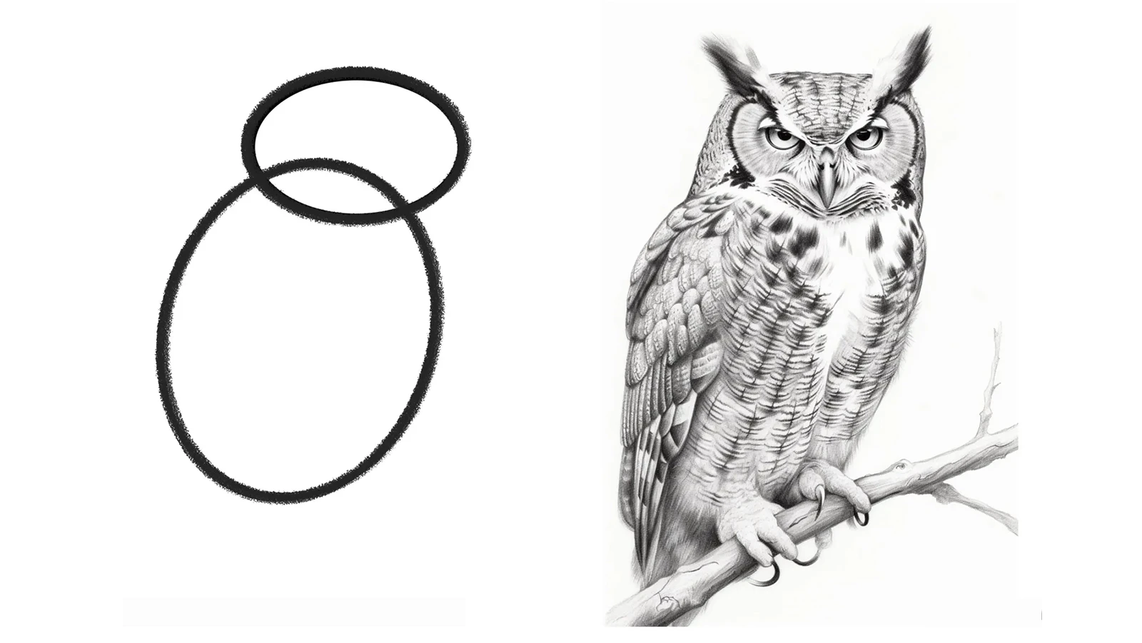 An image of the Draw The Owl exercise.