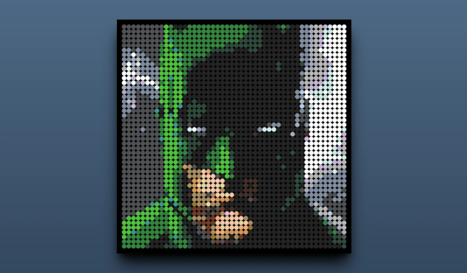 Brick Art Creator Instructions finished section example
