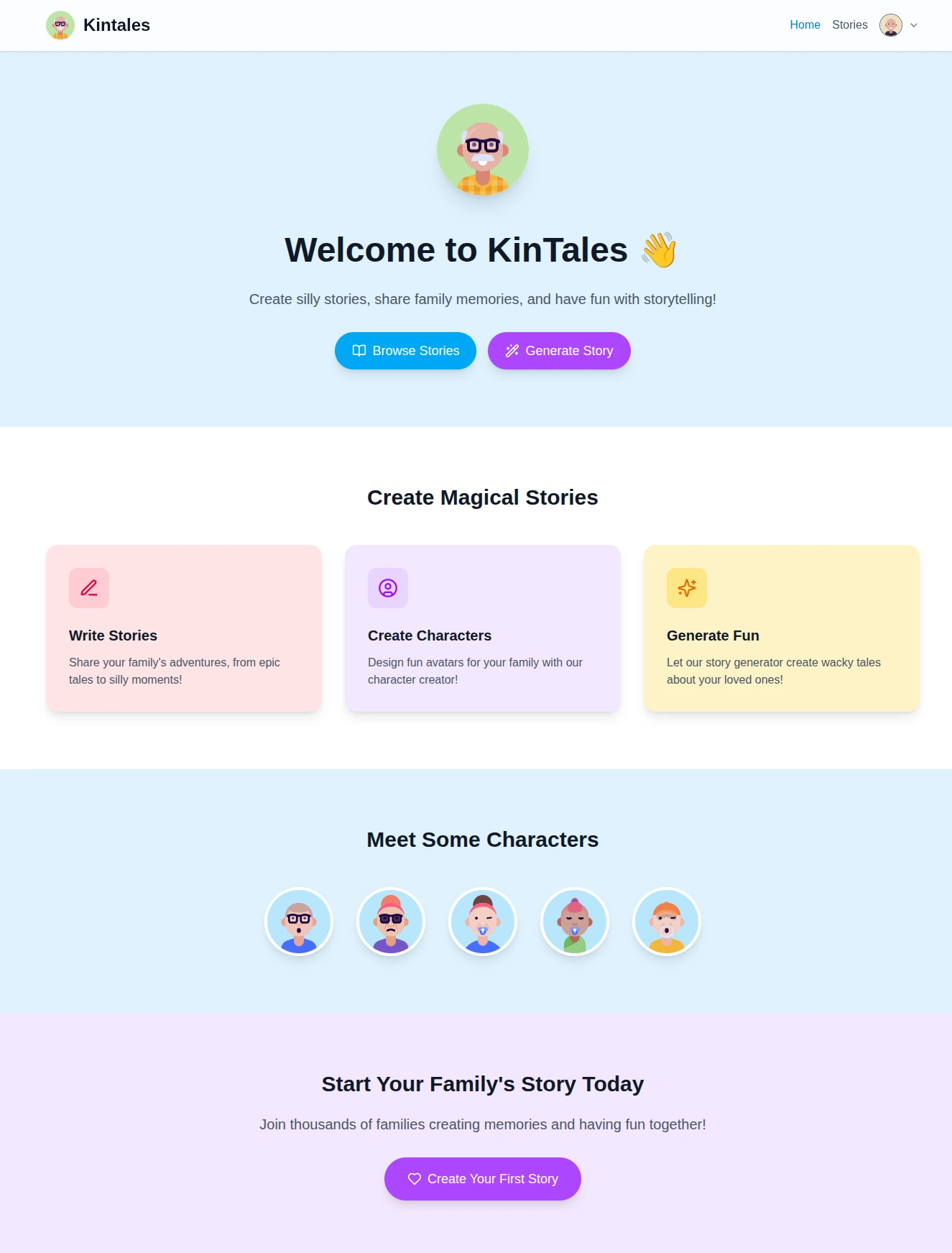 Example image of Kintales